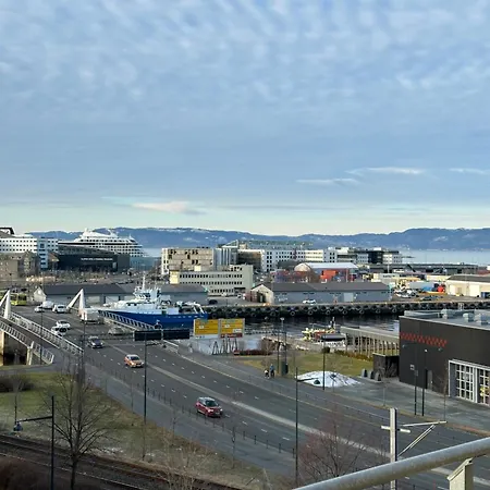 شقة Moderne Og Sentrumsnaer - Solsiden I Trondheim! تروندهايم